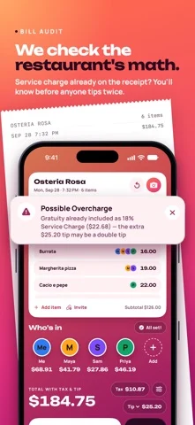 Just Split: AI Bill Splitter — iPhone screenshots 2
