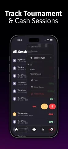 Left Pocket Poker Tracker — iPhone screenshots 2