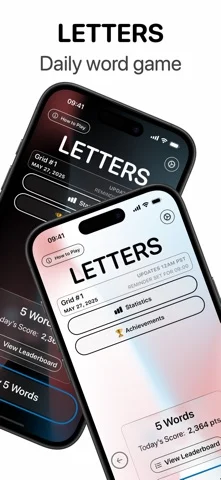 Letters - daily word game — iPhone 스크린샷 1