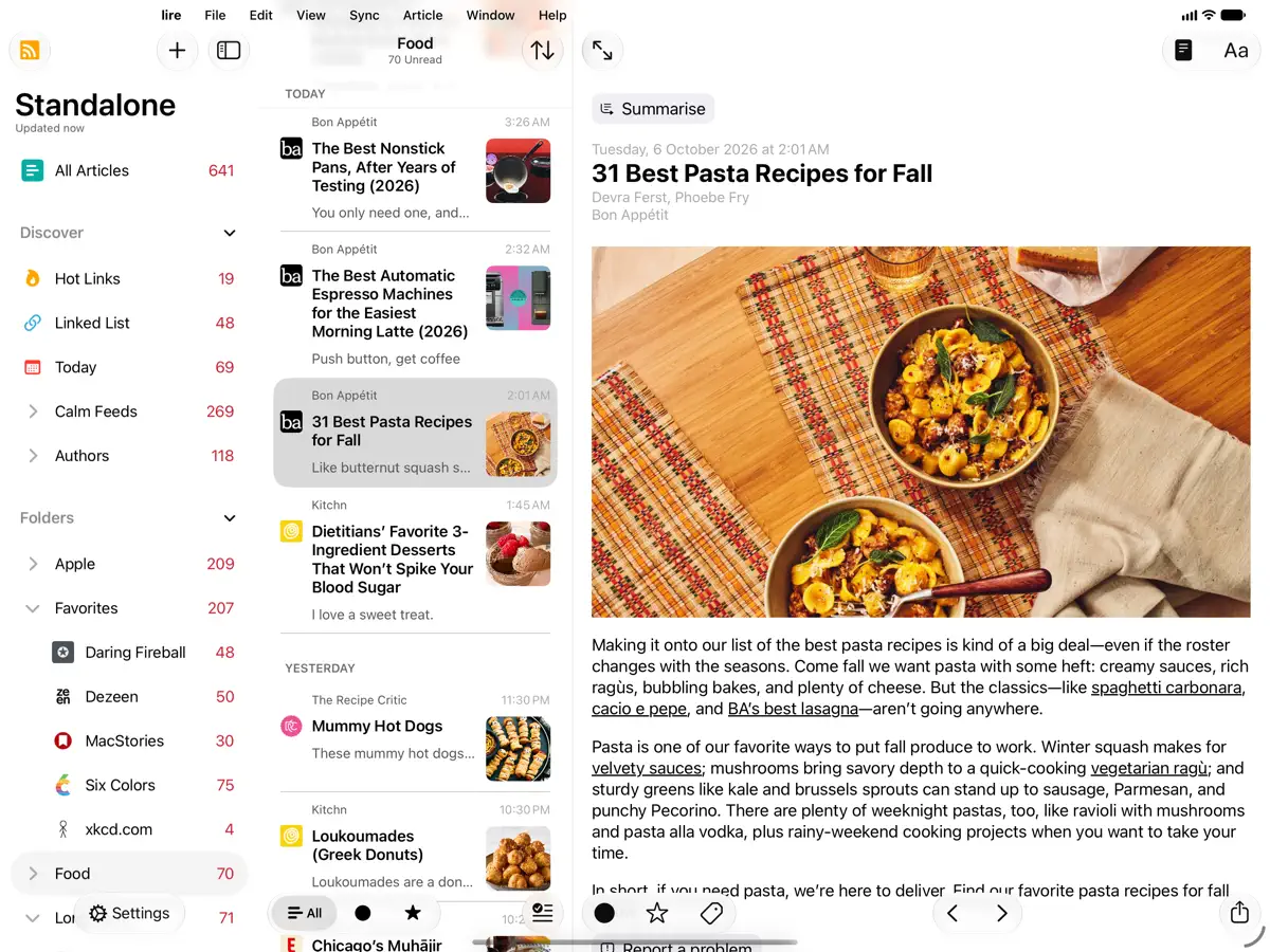 lire — iPad 截图 1