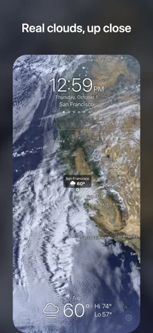 Living Earth - Clock & Weather — iPhone screenshots 1