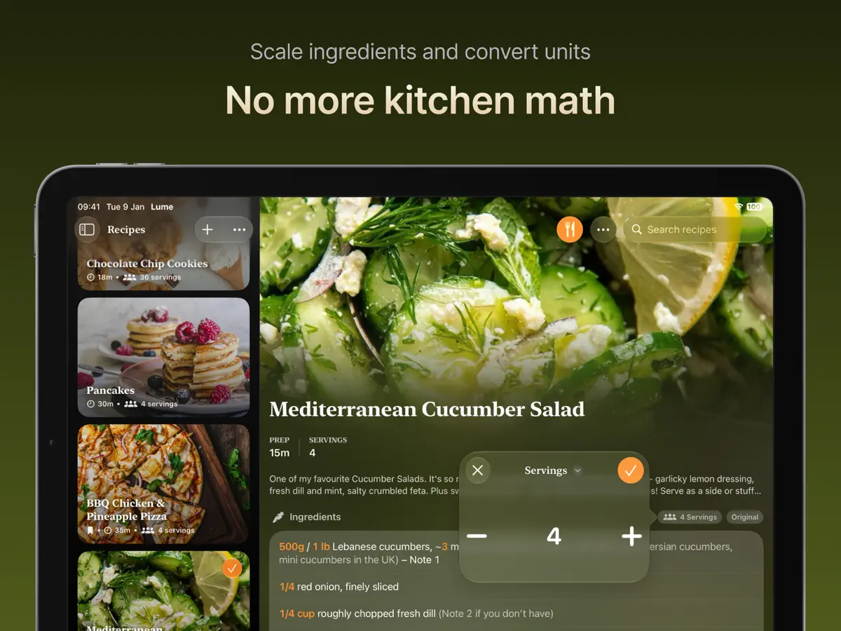 Lume — iPad screenshots 2