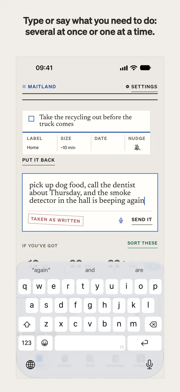 Maitland — iPhone screenshots 2