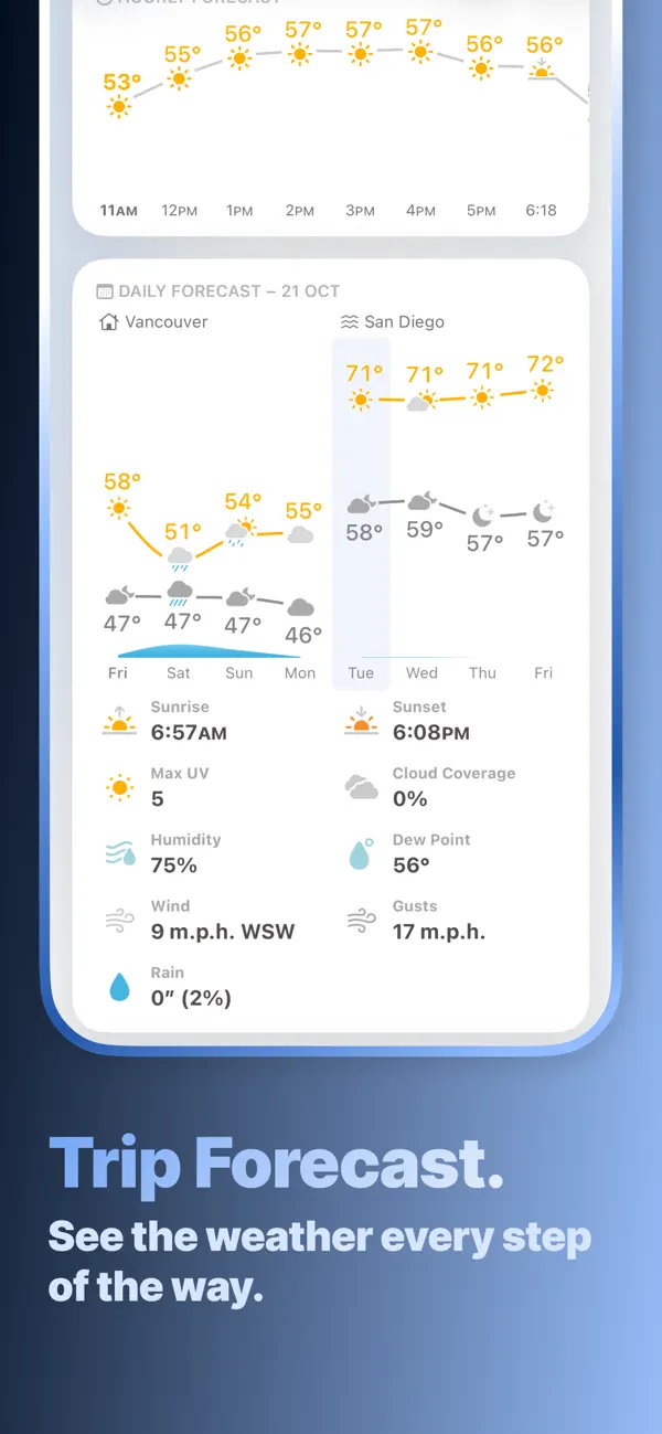Mercury Weather — iPhone screenshots 6