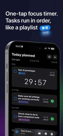 MetaTimer Timeboxing for ADHD — iPhone スクリーンショット 1