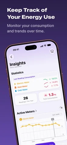 MeterStats – Energy Tracker — iPhone screenshots 1