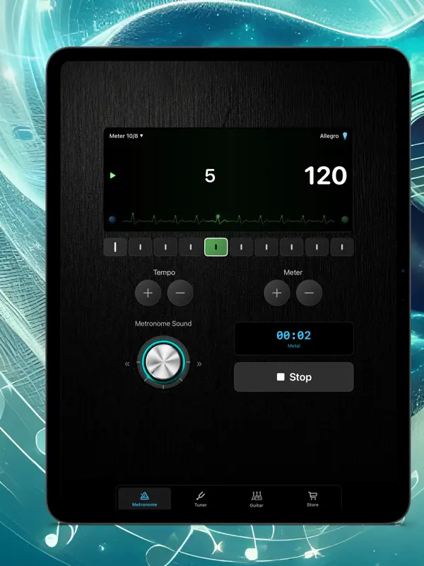 Metronome ∞ — iPad スクリーンショット 1