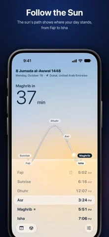 Miqat: Prayer Times — iPhone screenshots 2