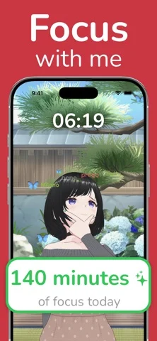 Miyu: Cozy Study Timer & LoFi — iPhone 截图 2