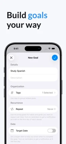 Moku: Goal Tracker — iPhone screenshots 2