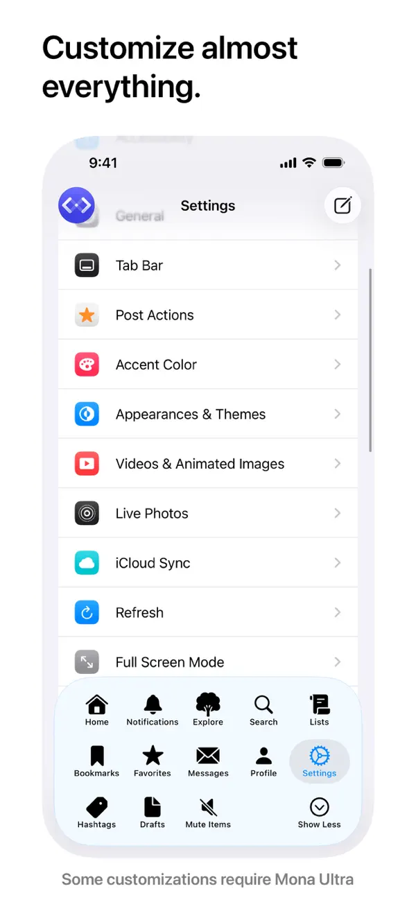 Mona for Mastodon — iPhone スクリーンショット 4
