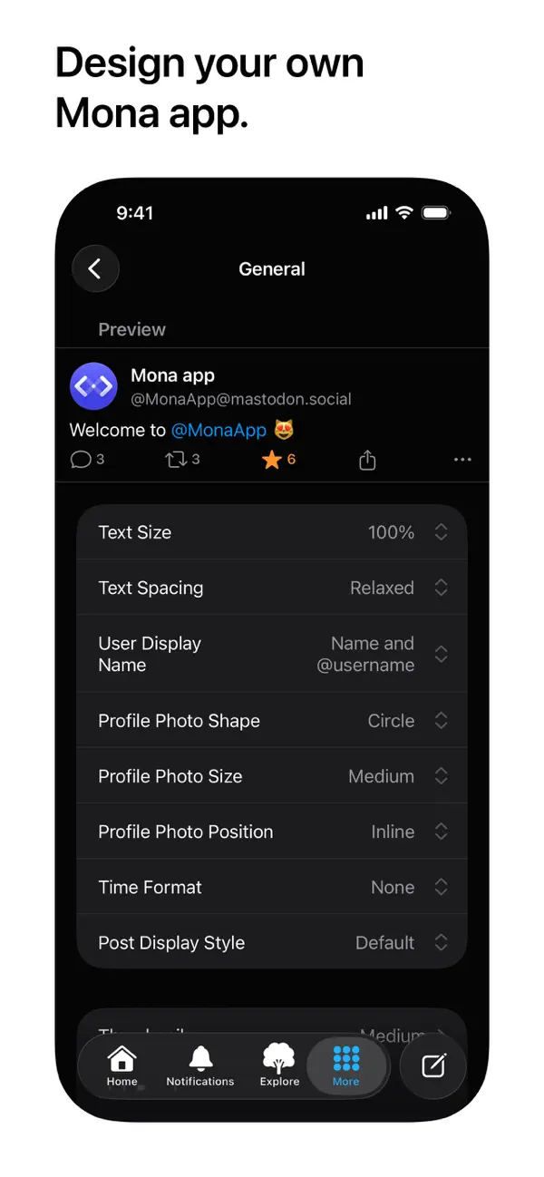 Mona for Mastodon — iPhone スクリーンショット 5