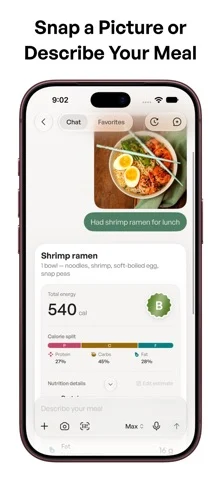 Moraea: AI Calorie Counter — iPhone スクリーンショット 2