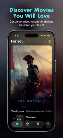 Movie Buzz: Movie Tracker App — iPhone screenshots 1