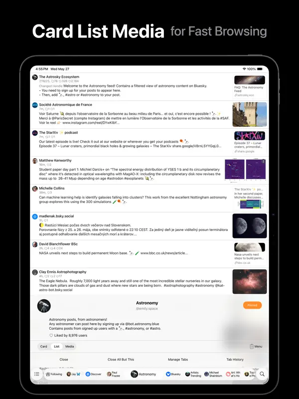 MultiTab for Bluesky — iPad スクリーンショット 3