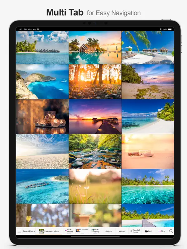 MultiTab for Flickr — iPad screenshots 1