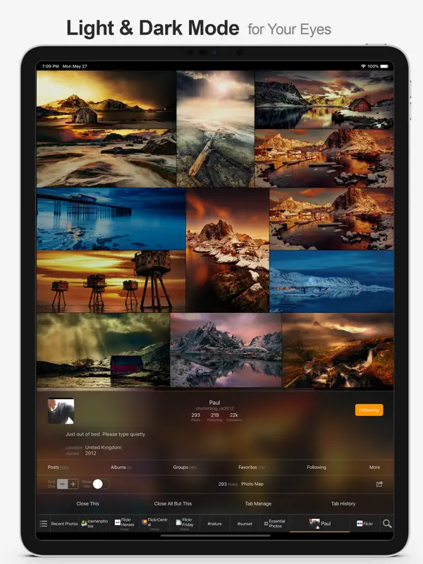 MultiTab for Flickr — iPad screenshots 6