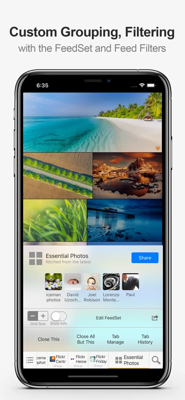 MultiTab for Flickr — iPhone screenshots 7