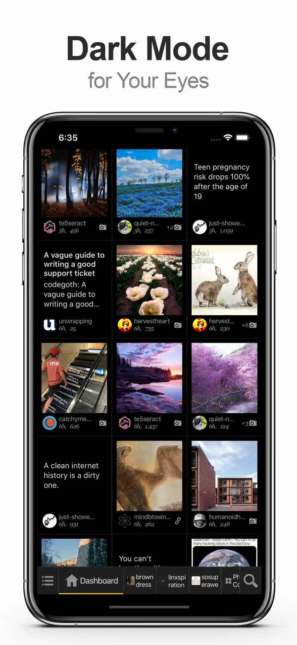 MultiTab for Tumblr — iPhone screenshots 6