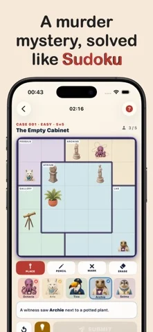 Murder Sudoku: ClueGrid — iPhone スクリーンショット 1