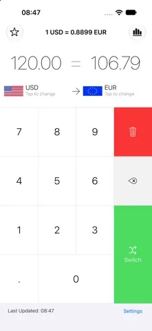 My Currency Converter & Rates — iPhone screenshots 1
