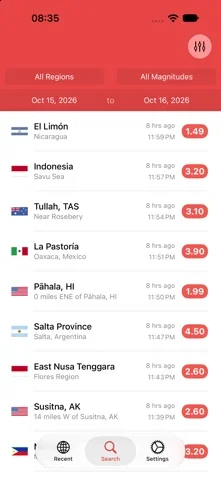 My Earthquake Alerts & Feed — iPhone screenshots 2