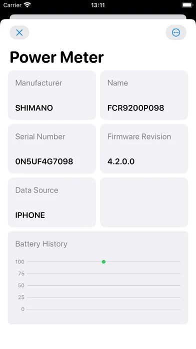 MySensor²:Bike Sensor Battery — iPhone 스크린샷 2