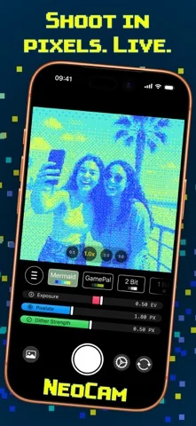 NeoCam - Pixel art camera — iPhone 스크린샷 1