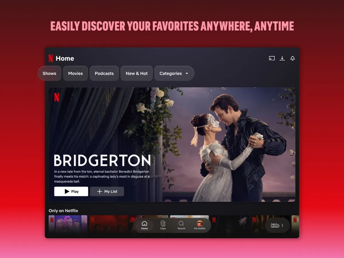 Netflix — iPad screenshots 1