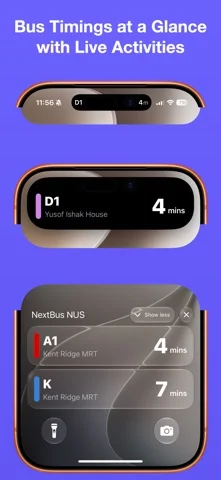 NextBus NUS — iPhone screenshots 2
