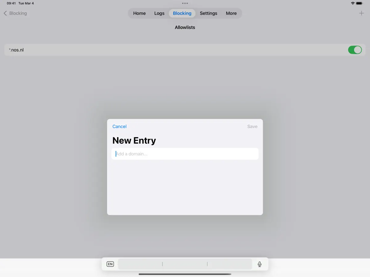 NextDNS Remote — iPad screenshots 5