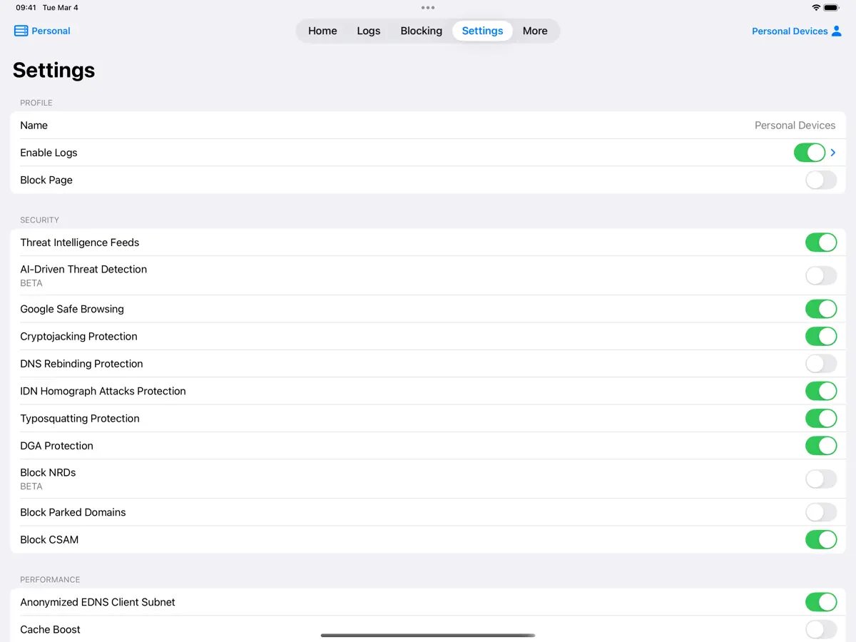 NextDNS Remote — iPad screenshots 6