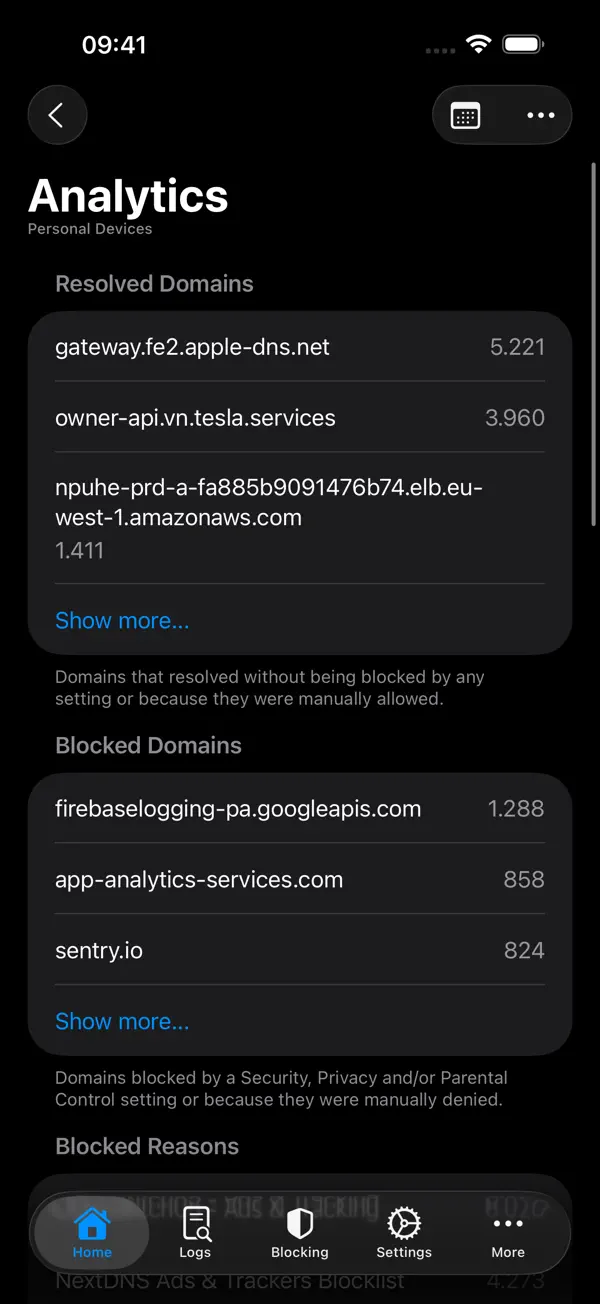 NextDNS Remote — iPhone screenshots 3