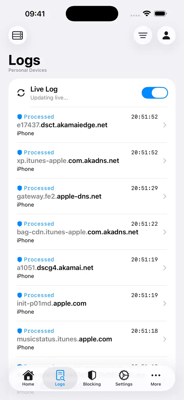 NextDNS Remote — iPhone スクリーンショット 5