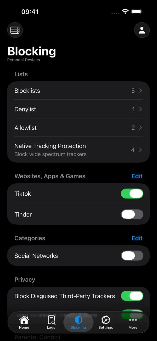 NextDNS Remote — iPhone screenshots 7