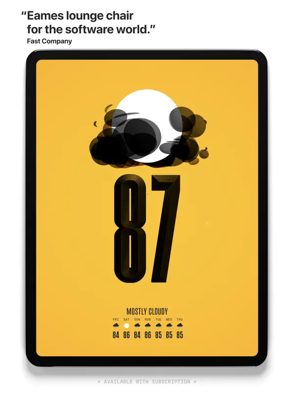(Not Boring) Weather — iPad 截图 3