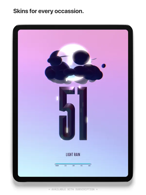 (Not Boring) Weather — iPad 截图 5