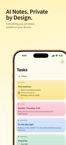 NoteWorthy: Smart Notes — iPhone screenshots 1