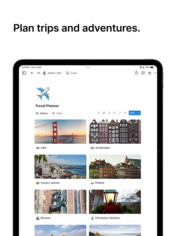 Notion — iPad 截图 4