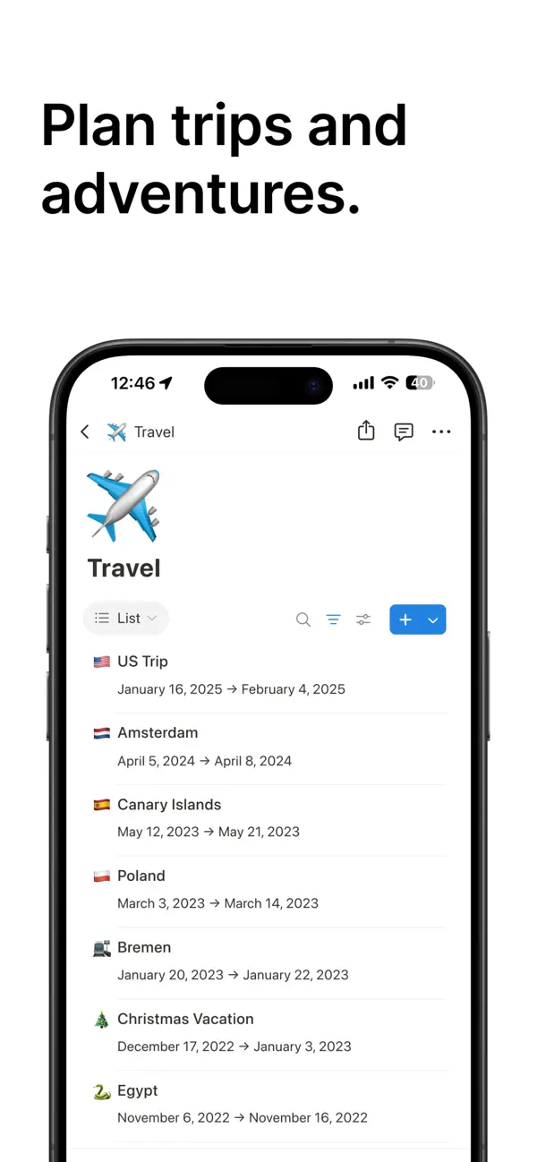Notion — iPhone screenshots 4