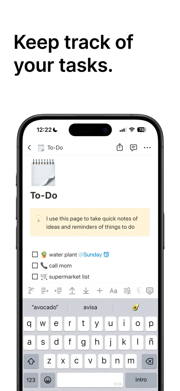 Notion — iPhone screenshots 6