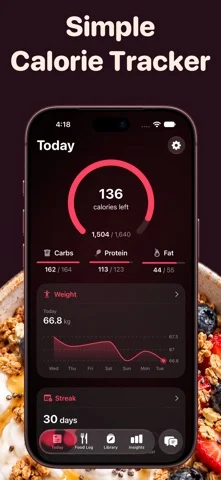 Nunch - Calorie Tracker — iPhone screenshots 1