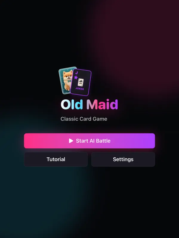 Old Maid — iPad screenshots 1