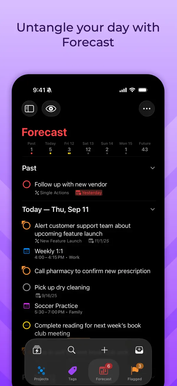 OmniFocus 4 — iPhone screenshots 4