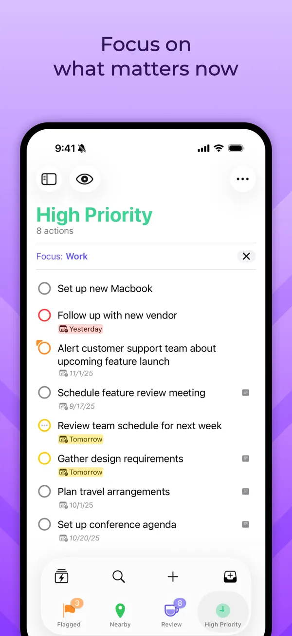 OmniFocus 4 — iPhone screenshots 6