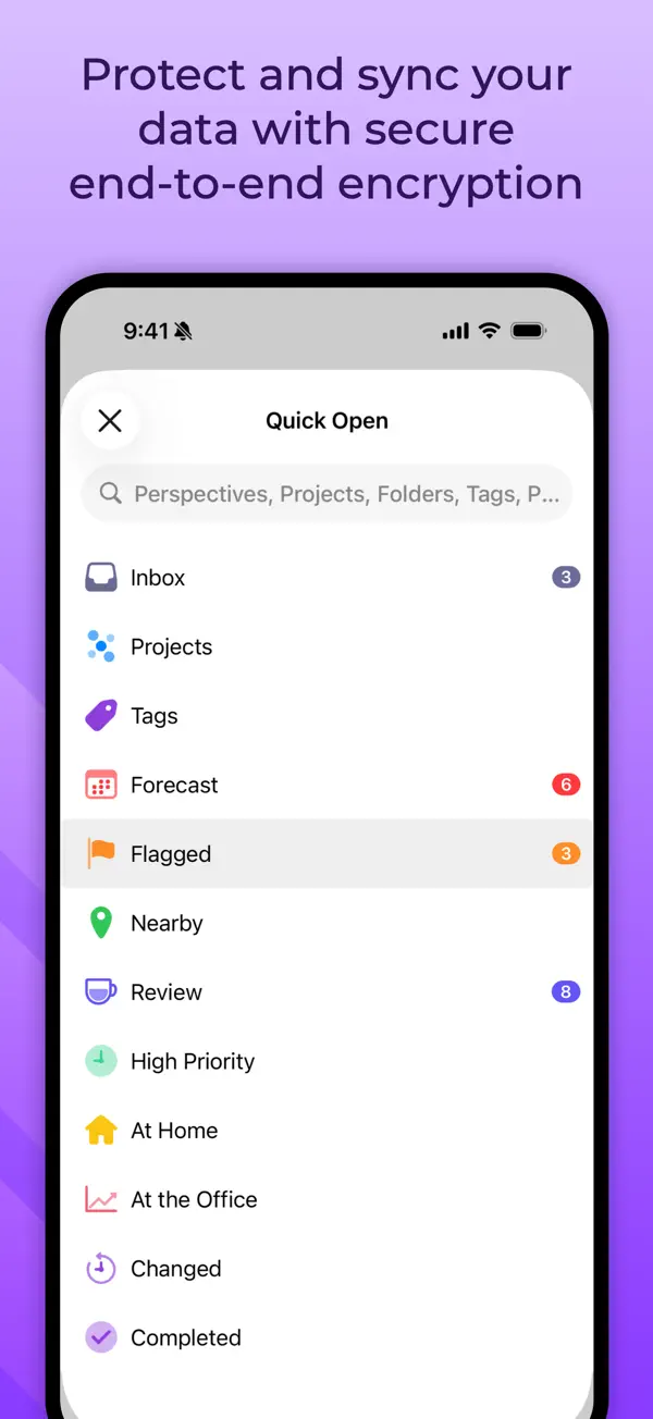 OmniFocus 4 — iPhone screenshots 9