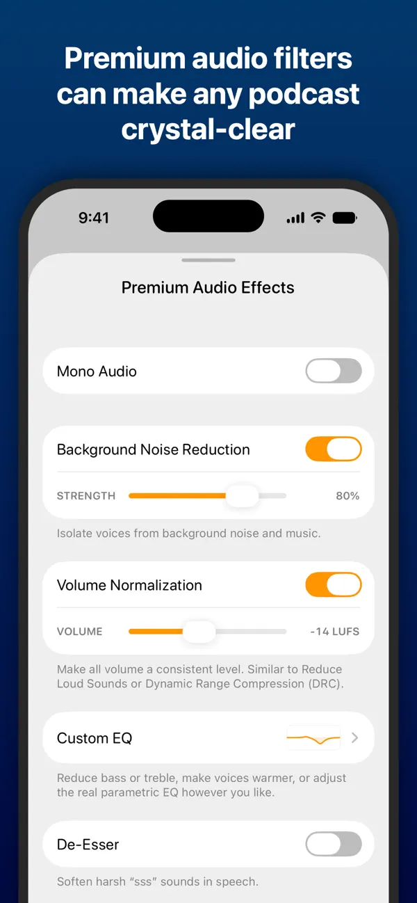 Overcast — iPhone screenshots 10