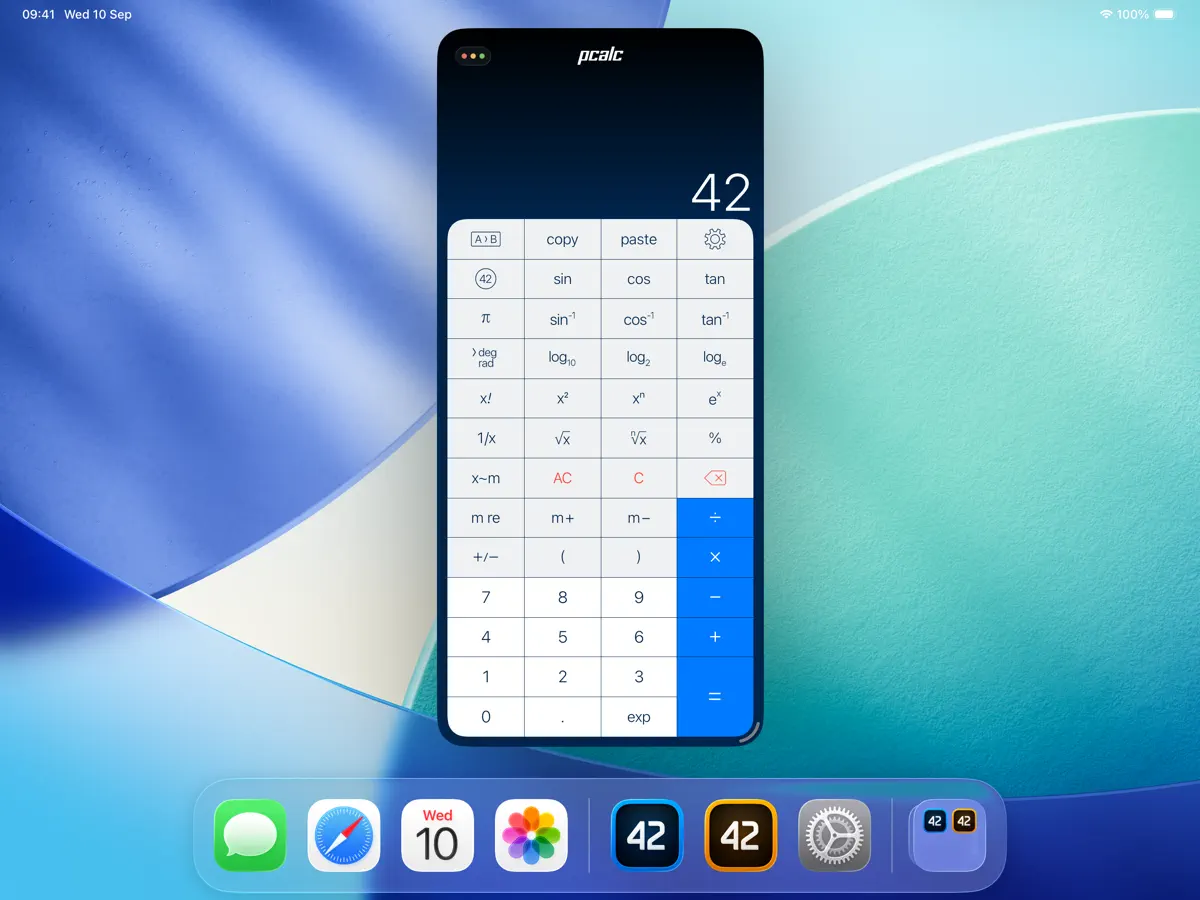 PCalc — iPad 截图 3