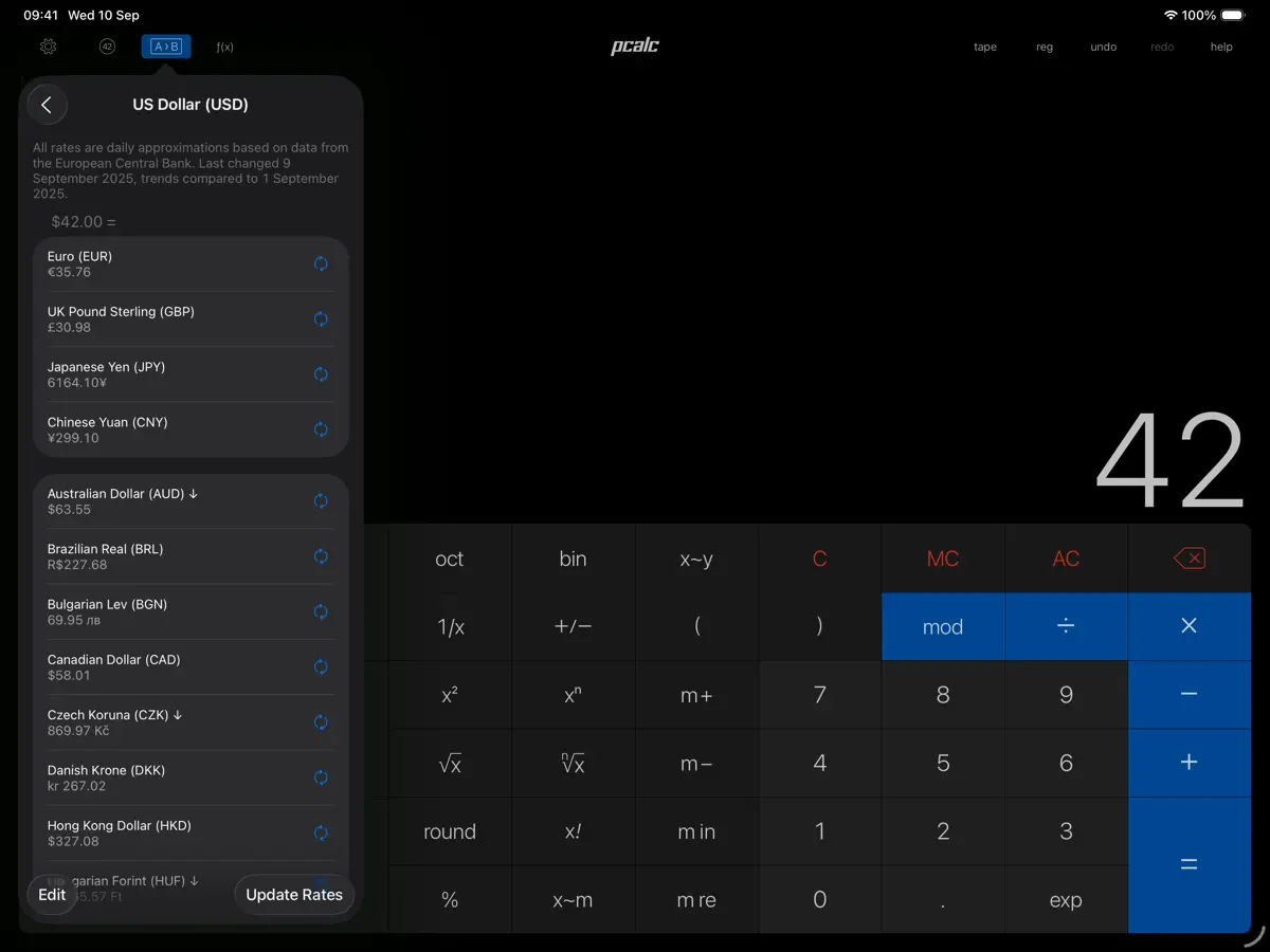 PCalc — iPad screenshots 4