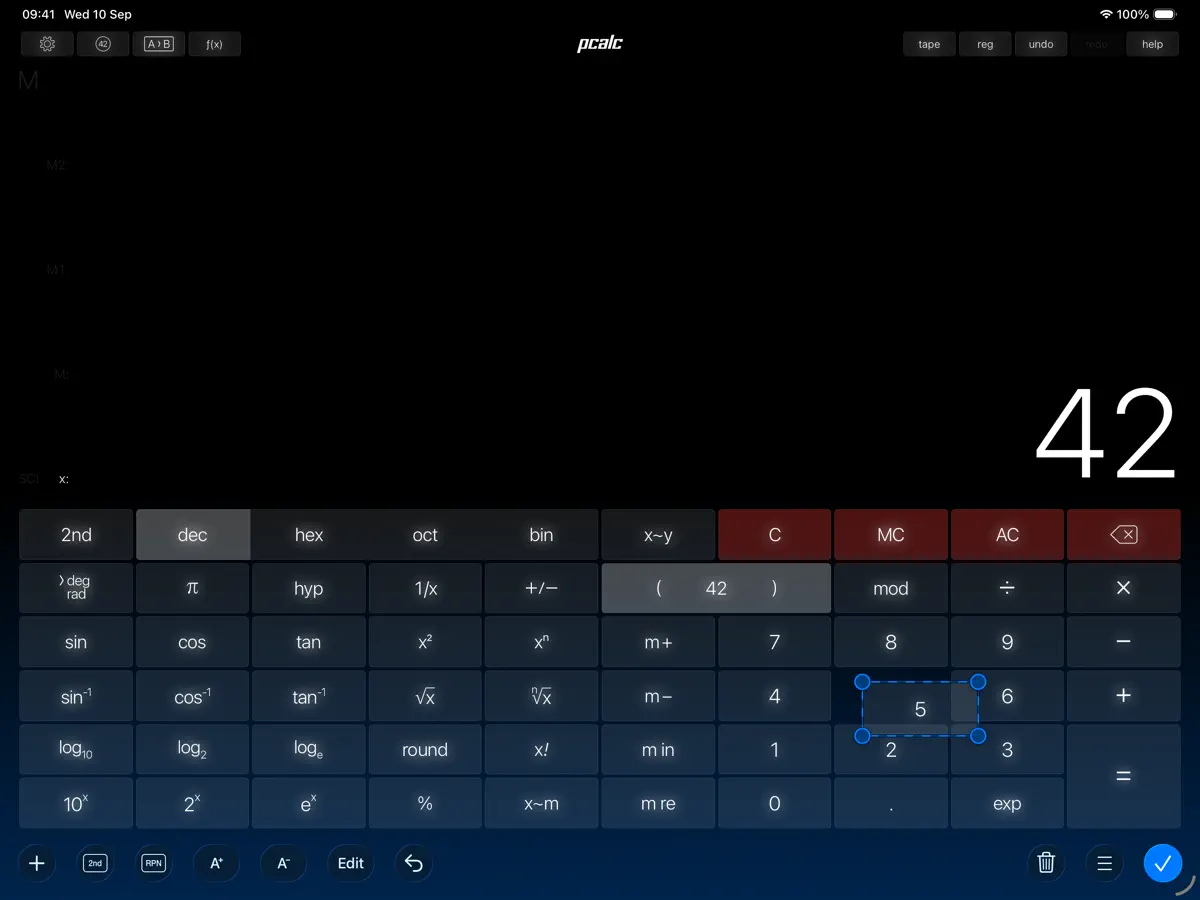 PCalc — iPad screenshots 6